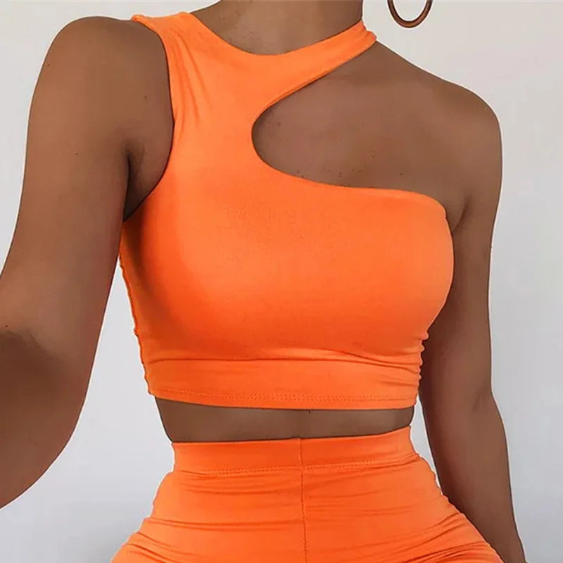Cut Out Ruched Tube Top - Sexy Off Shoulder Crop Top