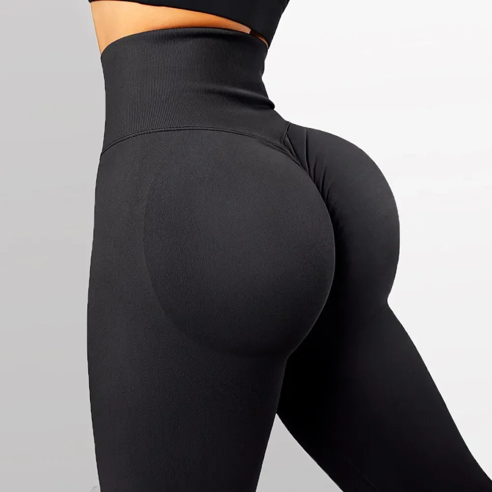 High Waist Seamless Leggings - Push Up Butt Lift Yoga Pants