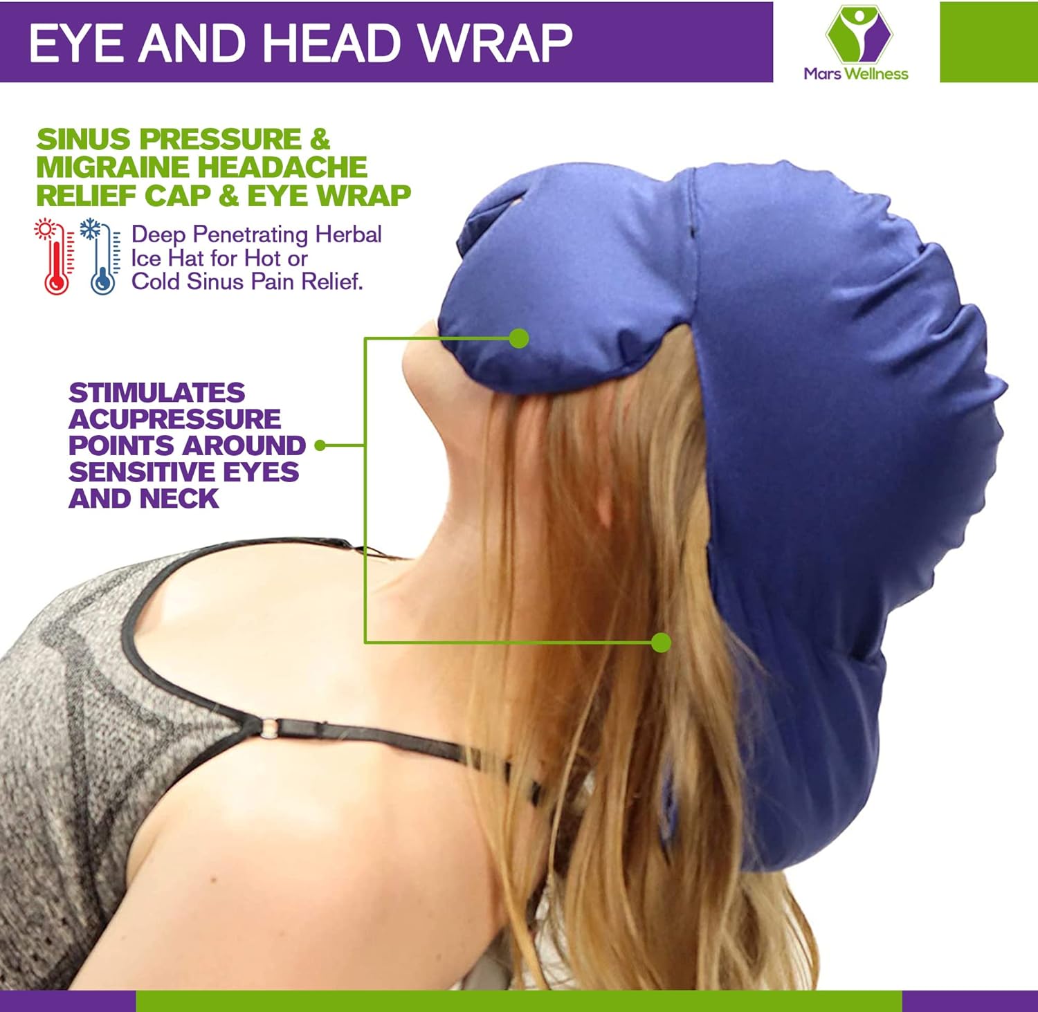 Herbal Concept Sinus & Migraine Cap | Headache Relief Cap