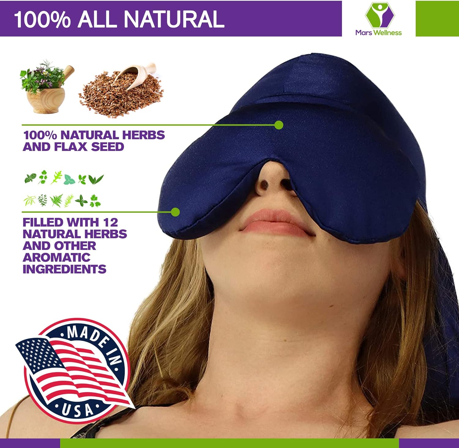 Herbal Concept Sinus & Migraine Cap | Headache Relief Cap