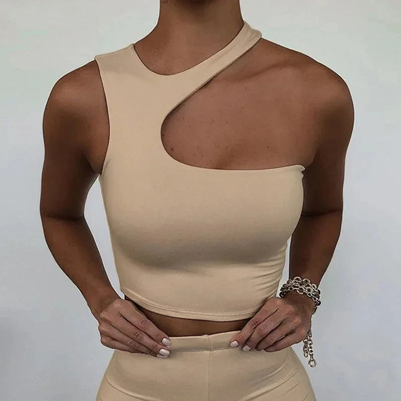 Cut Out Ruched Tube Top - Sexy Off Shoulder Crop Top