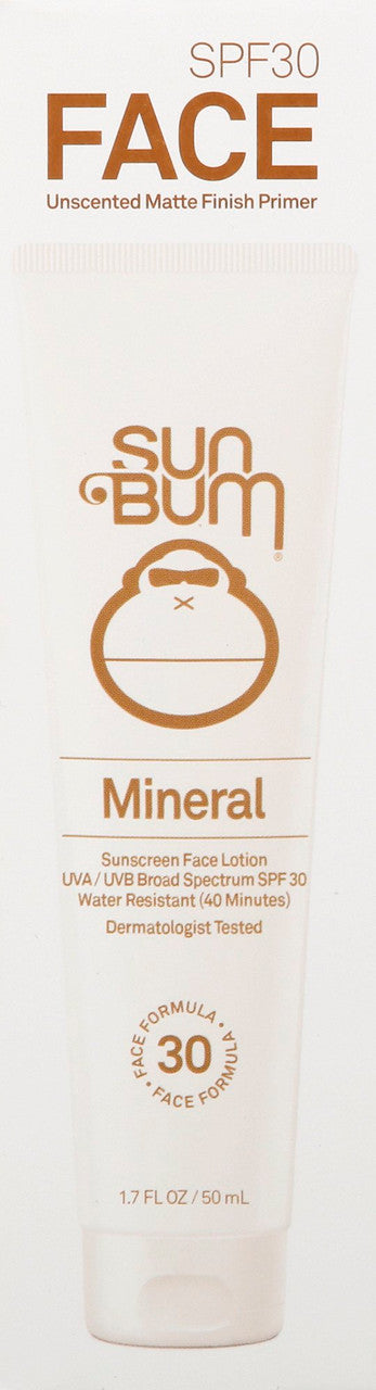 Sun Bum Mineral Face Lotion SPF 30 - 1.7 oz Sunscreen