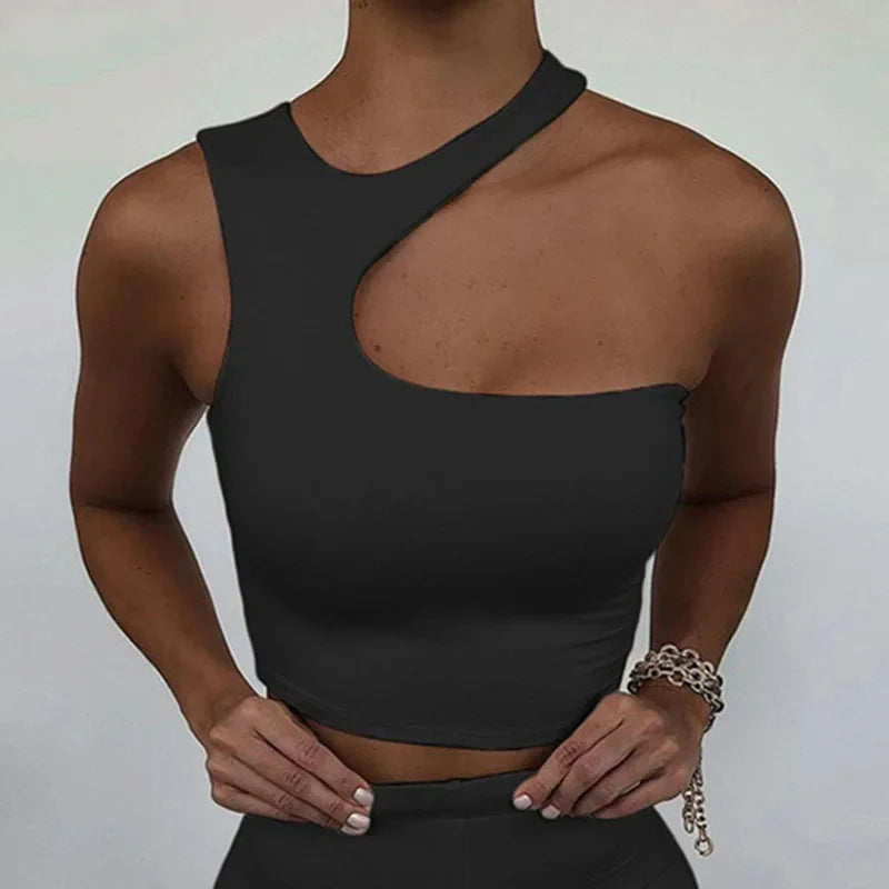 Cut Out Ruched Tube Top - Sexy Off Shoulder Crop Top