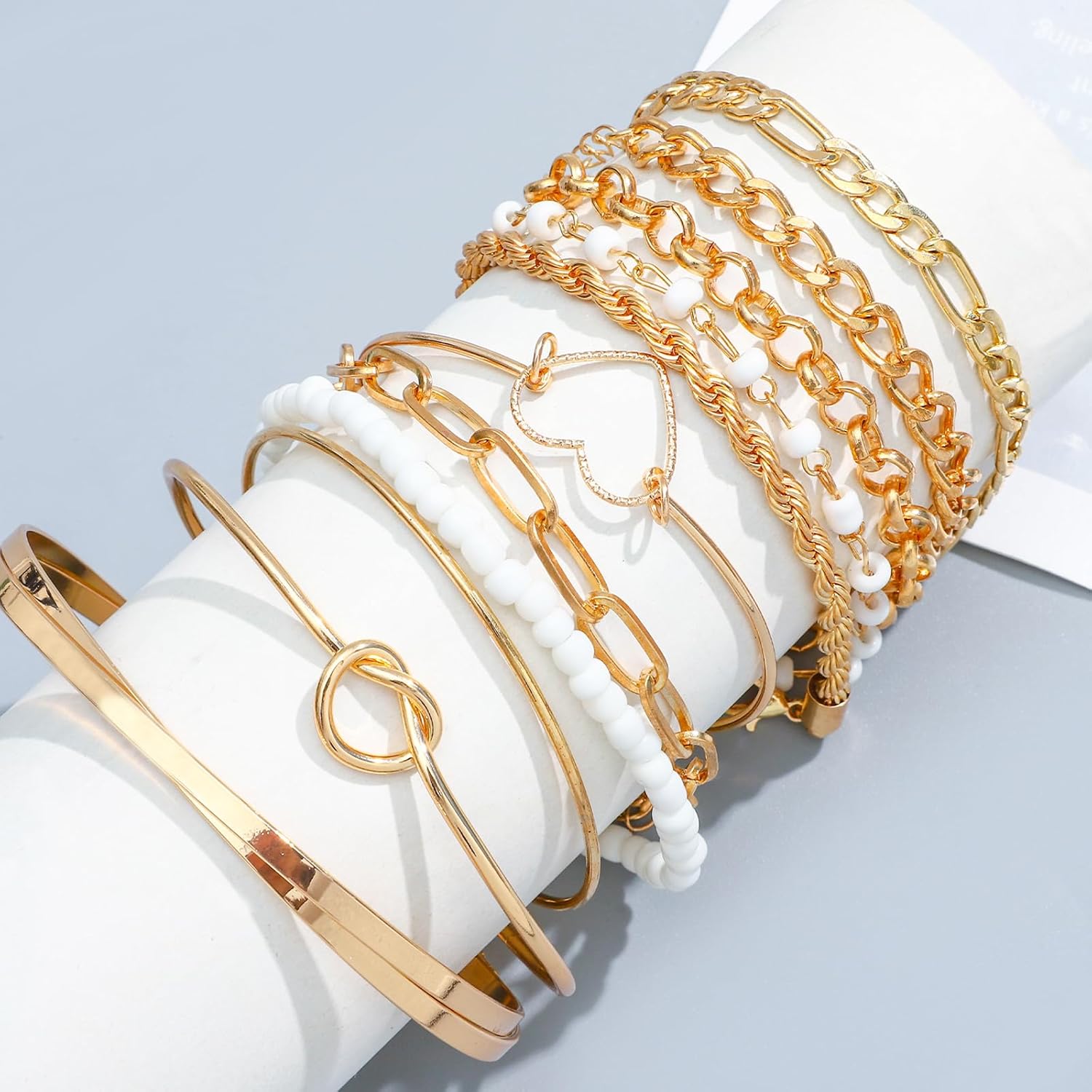 Sparkling Gold Jewelry Set - Complete Everyday Collection