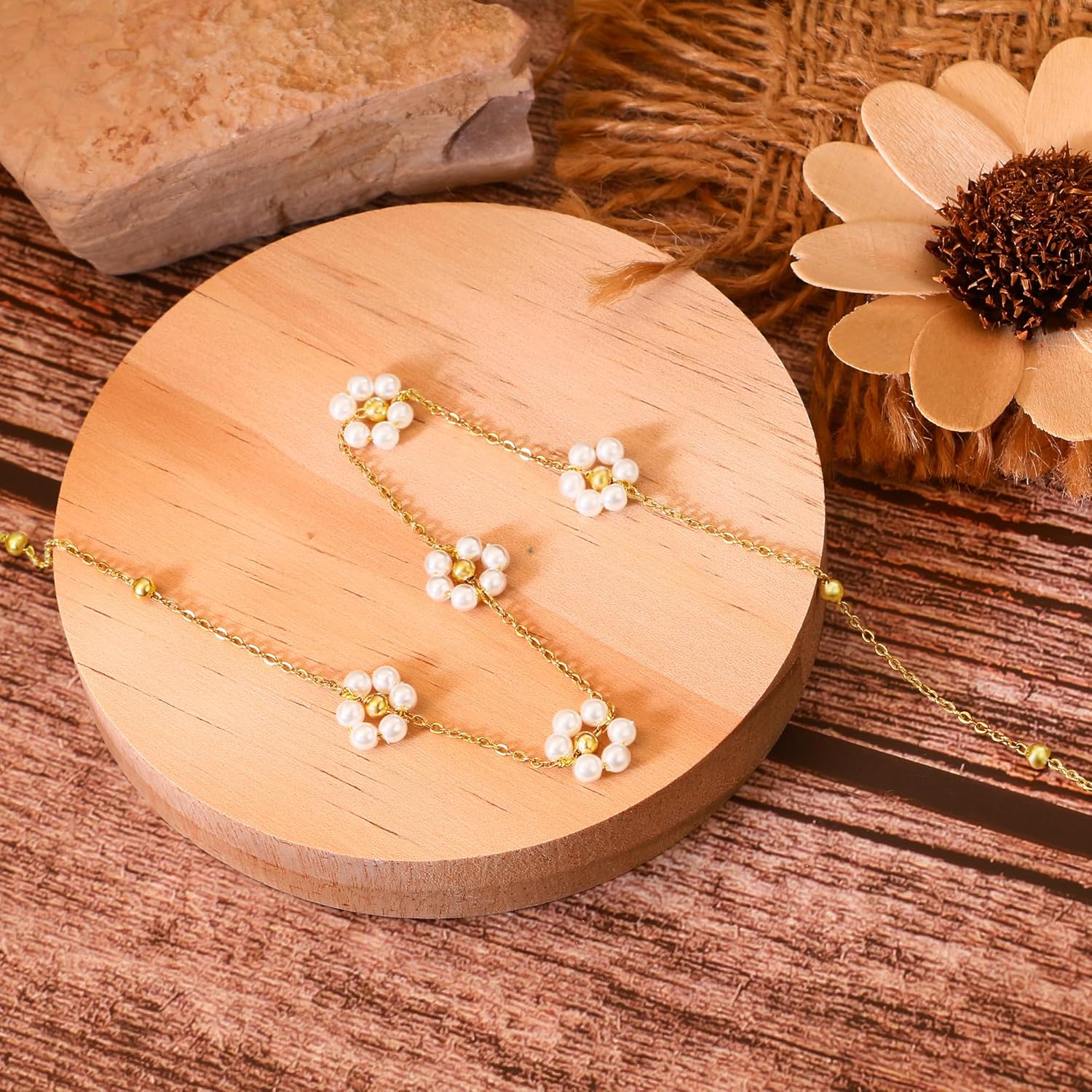 Daisy Pearl Everyday Comfort Choker Necklace