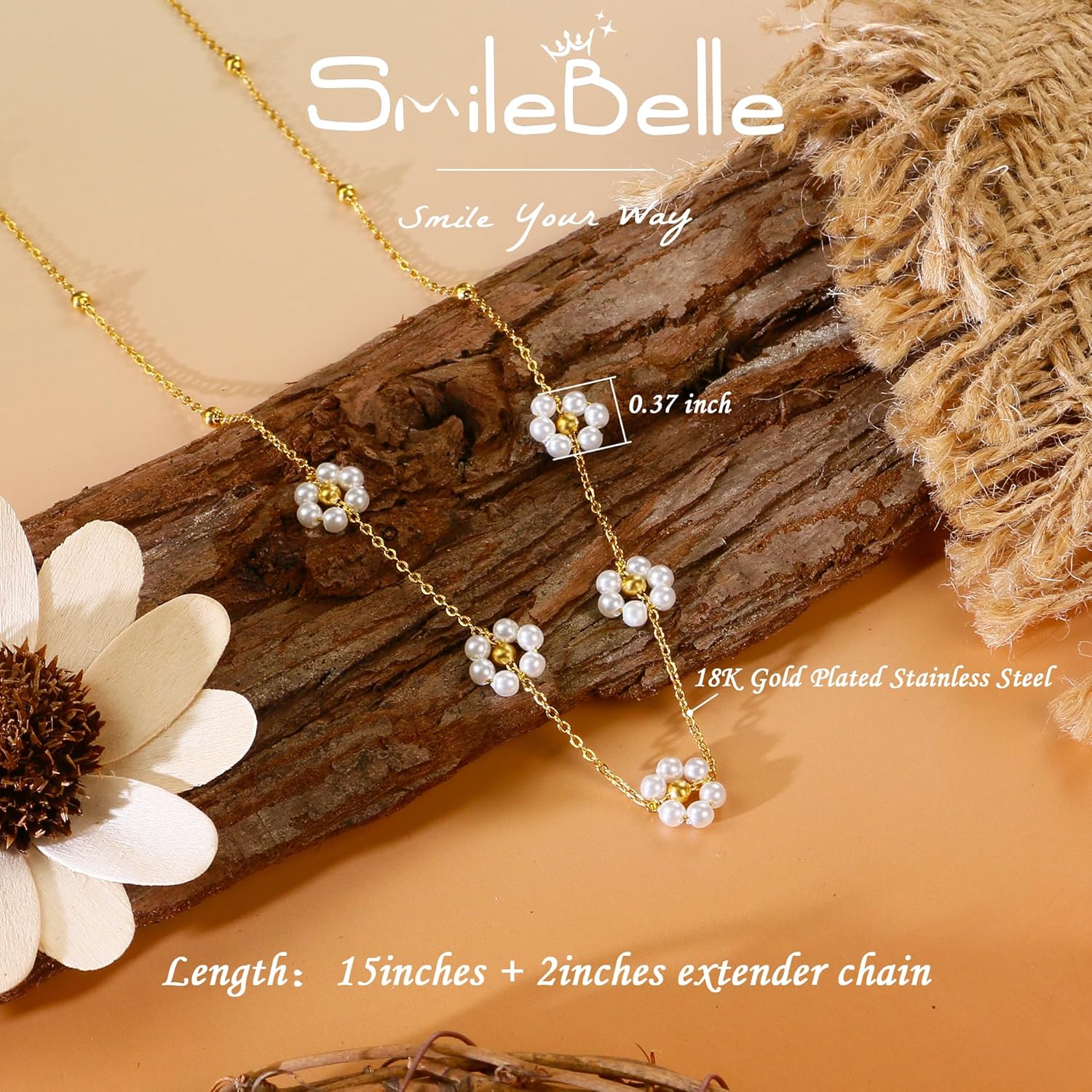 Daisy Pearl Everyday Comfort Choker Necklace